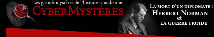 French Text of 'Unsolved Mysteries' and banner image for this webquest
