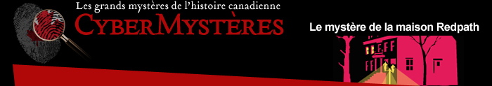 French Text of 'Unsolved Mysteries' and banner image for this webquest