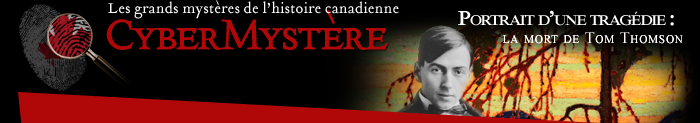 French Text of 'Unsolved Mysteries' and banner image for this webquest